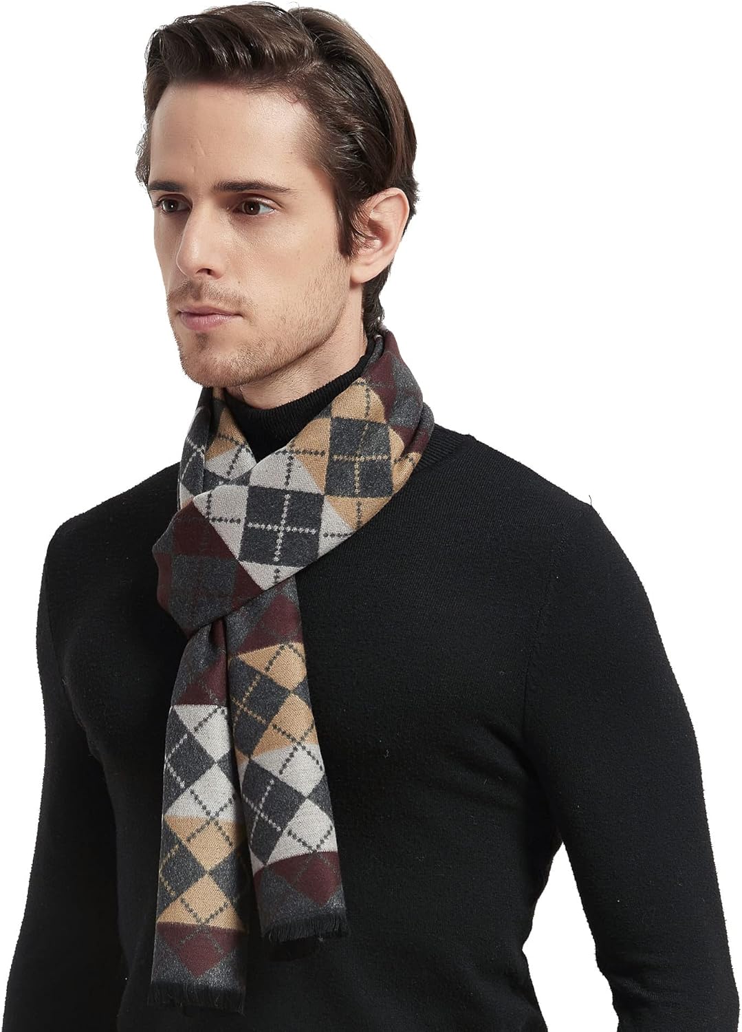 EP Mode Men's Winter Scarf, Cashmere Feel, Super Soft & Warm - Image 3